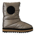 Dolce & Gabbana Silver Polyester Ankle Boots