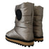 Dolce & Gabbana Silver Polyester Ankle Boots