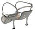 Dolce & Gabbana Crystal Ankle Strap Sandals Silver Leather Women’s Shoes