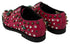 Dolce & Gabbana Dress Brogue Shoes Fuchsia Pink Patent Leather with Crystals – Women’s