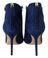 Jimmy Choo Blaize 100 Heeled Boots in Pop Blue Suede Leather for Women