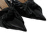 Jimmy Choo Black Patent Leather Heels for Women – Pointed Toe Pumps Annabell 85