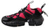 Jimmy Choo Black & Pink Diamond Trail Leather Mesh Sneakers for Women