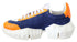Jimmy Choo Electric Blue & Orange Leather Mix Chunky Sneakers for Women
