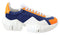 Jimmy Choo Electric Blue & Orange Leather Mix Chunky Sneakers for Women
