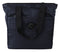 Versace Elegant Blue Nylon Tote Bag