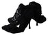 Dolce & Gabbana Taormina Stretch Sock Boots – Black Lace High Heel Pumps for Women