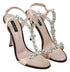 Dolce & Gabbana Pink Crystal Embellished Keira Heels for Women’s