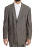 Fendi Brown Wool Regular Single Breasted Suit