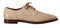 Dolce & Gabbana Beige Eel Leather Lace-Up Formal Flats – Luxury Shoes
