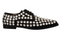 Dolce & Gabbana Lace-Up Formal Shoes Black Leather with Crystals - Women’s