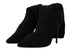 Dolce & Gabbana Cable Knit Sock Boots – Black Stretch Knee-High Booties for Women