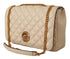 Versace Elegant White Nappa Leather Shoulder Bag
