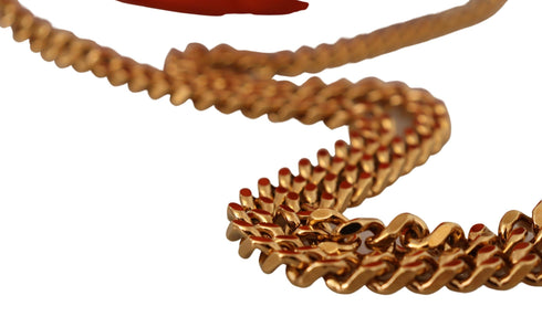 Versace Round Crossbody Shoulder Bag in Red Nappa Leather for Women