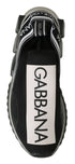 Dolce & Gabbana Black White SORRENTO Sport Stretch Sneakers