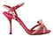 Dolce & Gabbana Pink Satin Pearl Strap Heels – Women’s Embellished High Heel Sandals