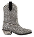 Dolce & Gabbana Black Suede Crystal Cowgirl Boots for Women