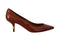 Dolce & Gabbana Kitten Heel Pumps | Women’s Brown Patent Leather Shoes