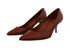 Dolce & Gabbana Kitten Heel Pumps | Women’s Brown Patent Leather Shoes