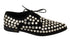 Dolce & Gabbana Crystal Lace-Up Formal Shoes Black Leather Women
