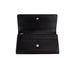 Burberry Porter Black Leather Clutch Wallet – Logo Embossed for Women