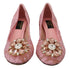 Dolce & Gabbana Taormina Lace Pumps | Women’s Pink Crystal Heels