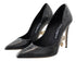 Dolce & Gabbana Heels Pumps – Black Leather & PVC Wrapped – Women’s