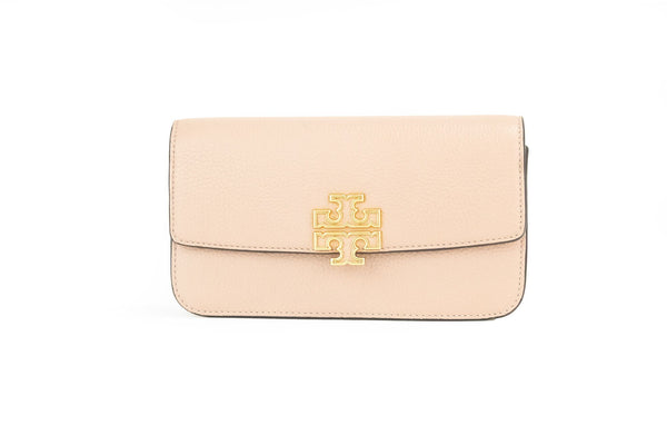 Tory Burch Britten Small Chain Wallet Crossbody Bag in Light Meadowsweet Leather for Women