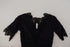 Dolce & Gabbana Black Sheath Midi Bodycon Lace Silk Dress