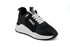 Versace Elegant Monochrome Black White Leather Sneakers Shoes