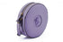 Versace Elegant Round Purple Calf Leather Shoulder Bag for Women