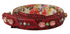 Dolce & Gabbana Shoulder Strap Red Python Leather Crystals Women’s Reversible