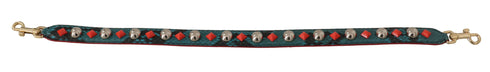 Dolce & Gabbana Shoulder Strap Green Leather Studded Women’s Accessory