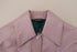 Dolce & Gabbana Purple Cotton Button Down Cropped Jacket
