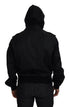 Dolce & Gabbana Black Nylon Hooded Full Zip Men Coat Jacket