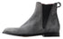 Dolce & Gabbana Gray Leather Men Ankle Boots Shoes