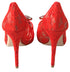 Dolce & Gabbana Women’s Red Lace Crystal Pumps – Taormina Heels from Rainbow Collection