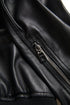 Dolce & Gabbana Black Leather Full Zip Bomber Men Jacket