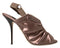 Dolce & Gabbana Light Brown Slingback Corset Style Stiletto Heels - Women’s Shoes