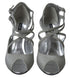 Dolce & Gabbana Silver Shimmer Sandals Pumps High Heels - Women’s Shoes