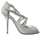 Dolce & Gabbana Silver Shimmer Sandals Pumps High Heels - Women’s Shoes