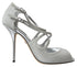 Dolce & Gabbana Silver Shimmer Sandals Pumps High Heels - Women’s Shoes