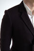Dolce & Gabbana Purple Logo Embroidery Double Breasted Blazer