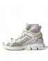 Dolce & Gabbana White Beige Sorrento Socks Sneakers Shoes