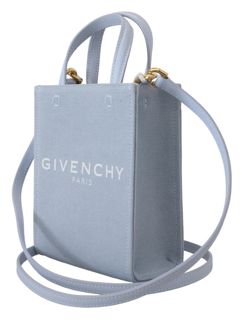 Givenchy Vertical Cloud Mini Shoulder Bag – Blue Coated Canvas – Women’s