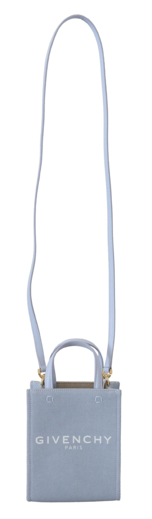 Givenchy Vertical Cloud Mini Shoulder Bag – Blue Coated Canvas – Women’s