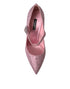 Dolce & Gabbana Pink Strass Crystal Embellished Heels Pumps Shoes - Women’s