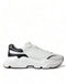 Dolce & Gabbana Daymaster White Black Leather Low Top Sneakers Shoes