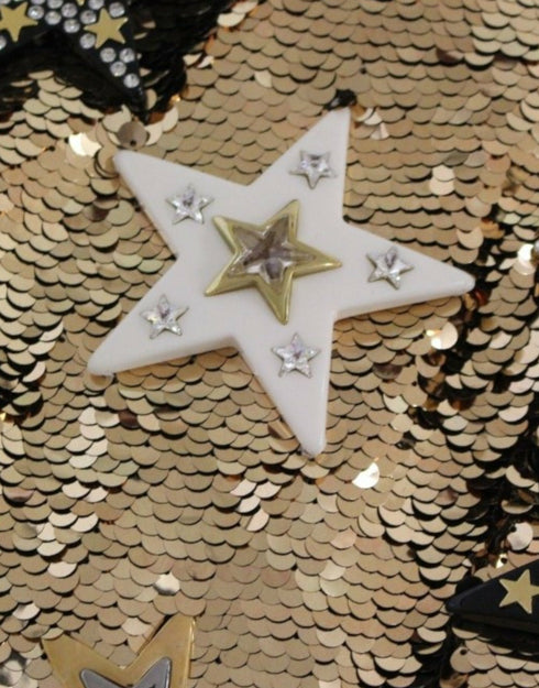 Dolce & Gabbana Masterpiece gold sequined crystal swarovski dress