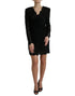 Dolce & Gabbana Black Bodycon Lace Cotton Sheath Mini Dress